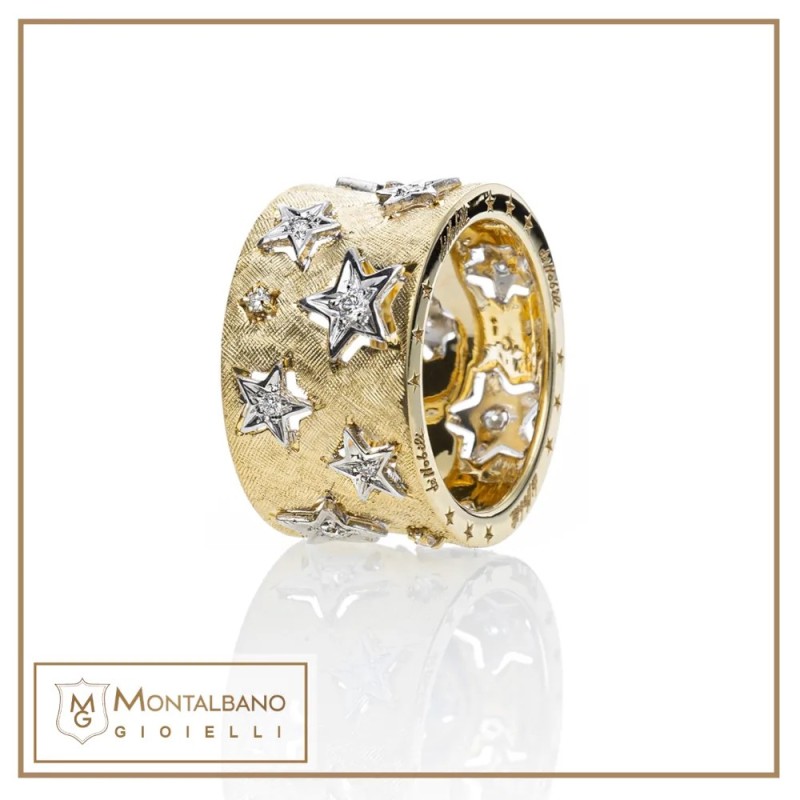 Anello Stella della Sera fascia